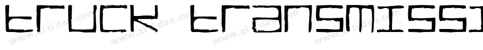 TRUCK Transmission字体转换